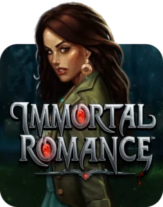 A thumbnail for the Immortal Romance slot game.