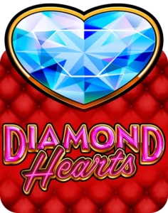 A thumbnail for the Diamond Hearts slot game.