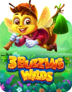 An icon for the casino slot game 3 Buzzing Wilds.