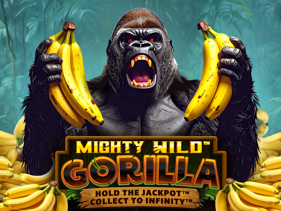 A promotional banner image for Mighty Wild: Gorilla.