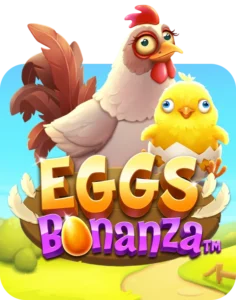An icon for the Easter slot game Eggs Bonanza.