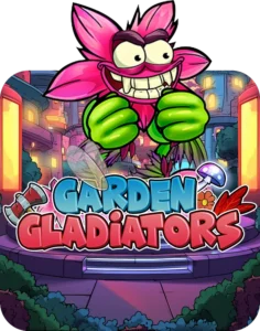 An icon for the casino slot game Garden Gladiators.