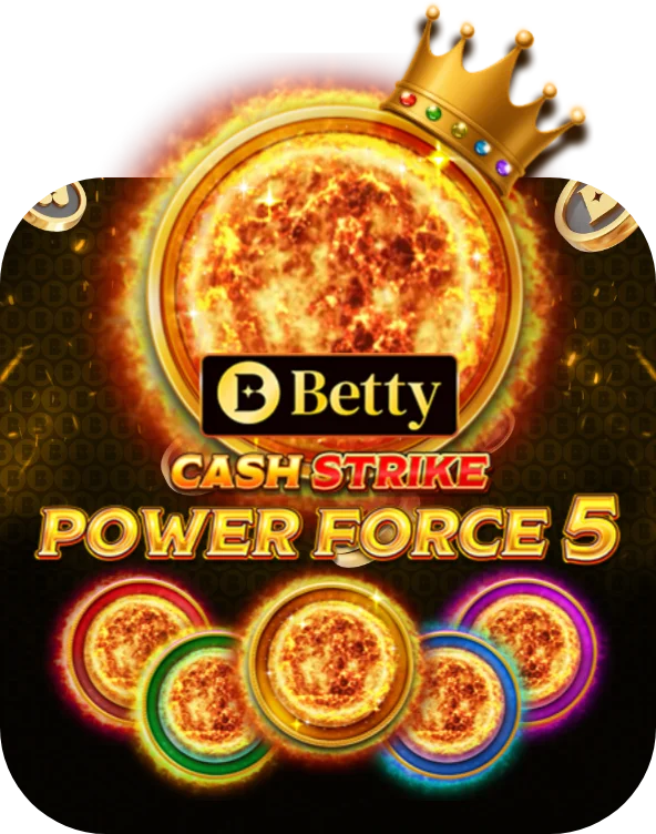 A thumbnail for the real money casino slot game Betty Cash Strike Power Force 5.