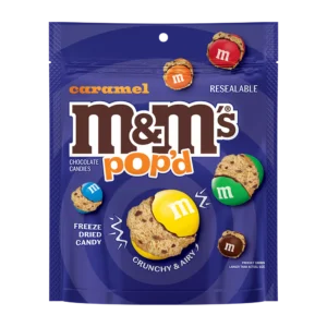 The product photo for M&M's Pop'd Caramel.